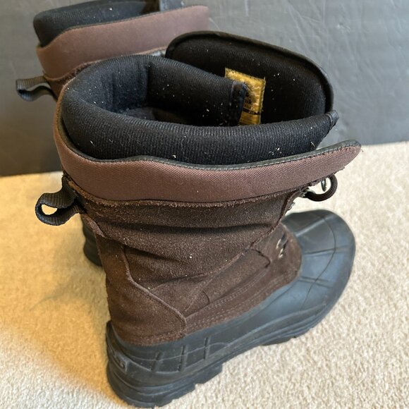 Kamik Montana2 Waterproof Thinsulate Boots Men's Size 13 Brown Suede - Picture 3 of 11